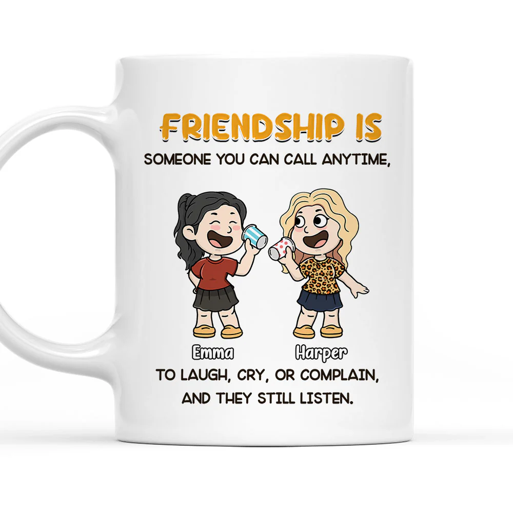 Long Calls About Absolutely Nothing - Personalized Custom Coffee Mug