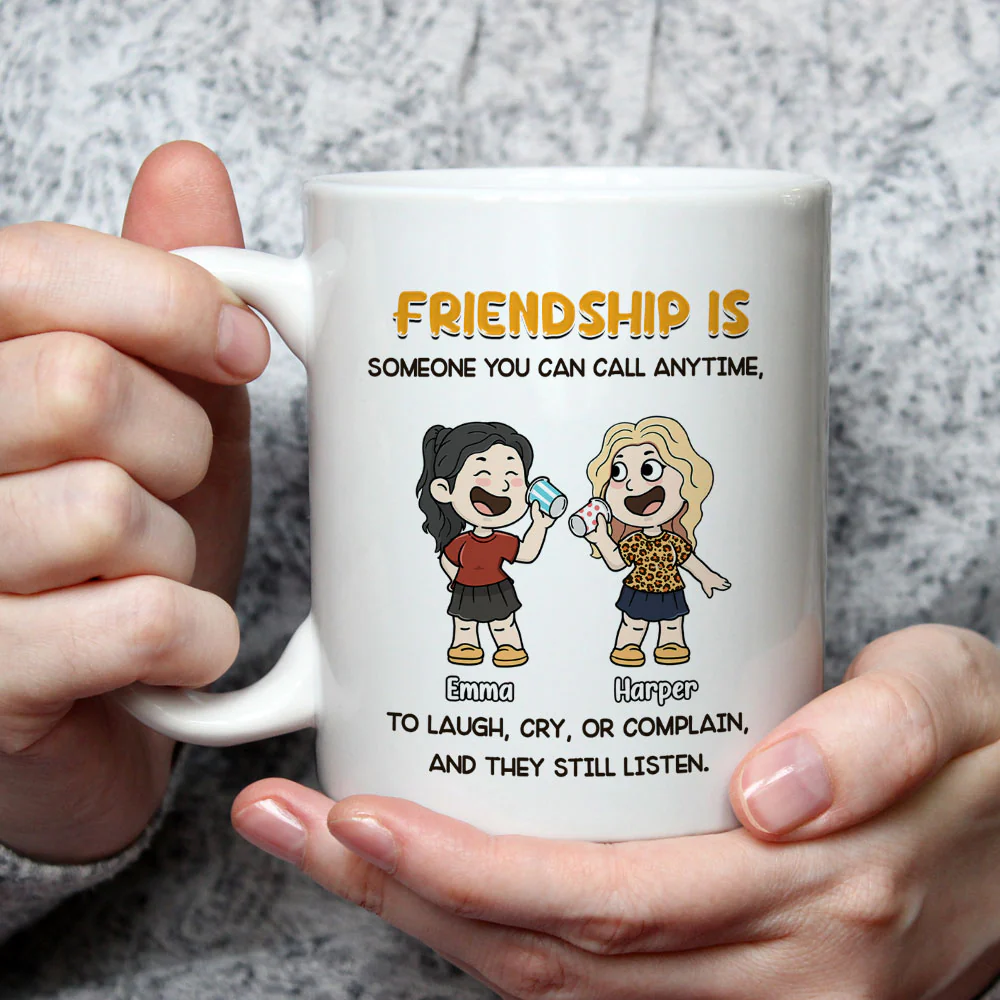 Long Calls About Absolutely Nothing - Personalized Custom Coffee Mug - Image 3