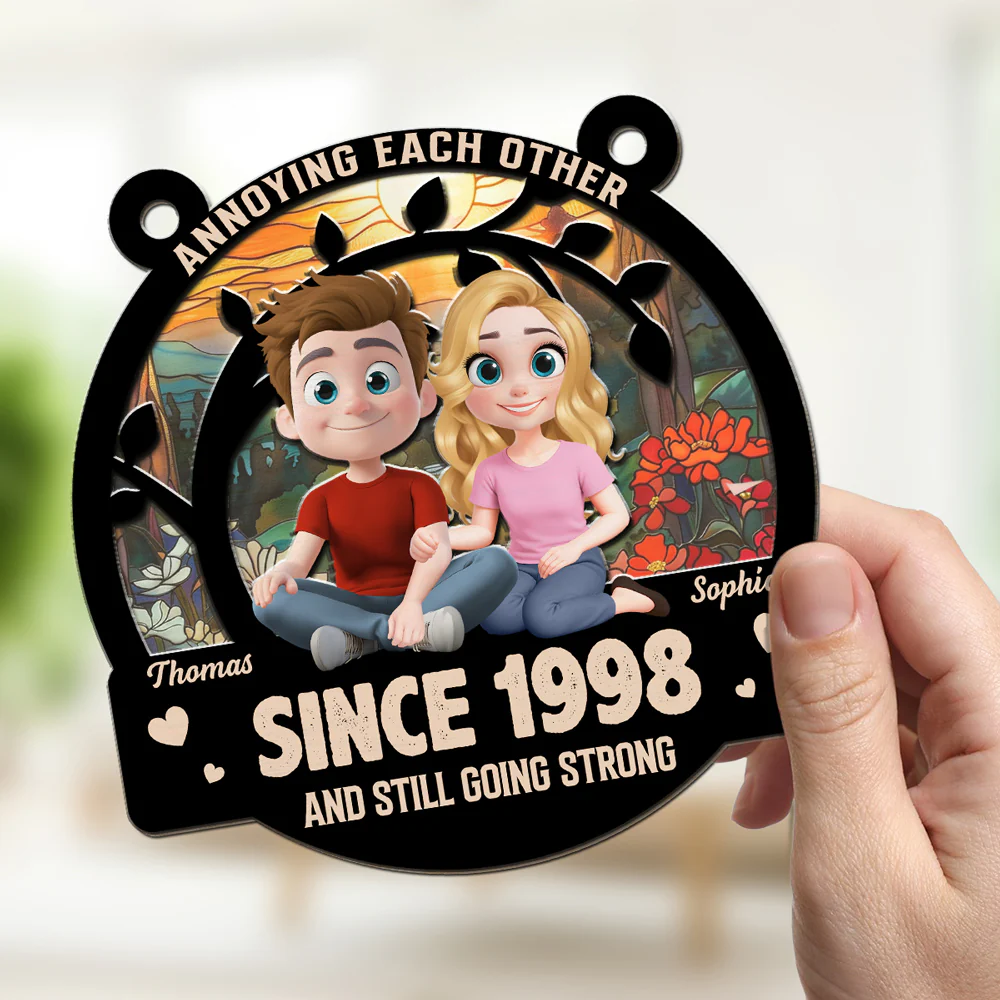 Long Lasting Love - Personalized Custom Suncatcher - Image 2