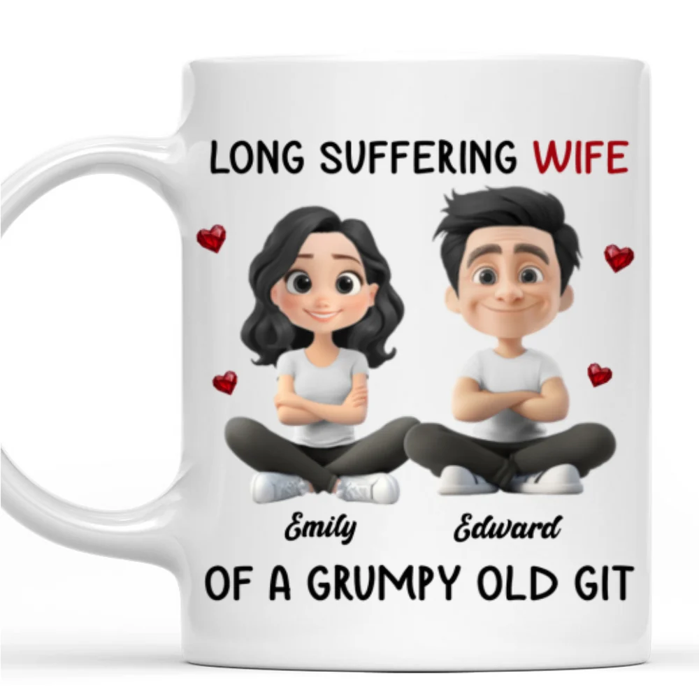 Long Suffering Wife - Personalized Custom Coffee Mug - Image 6