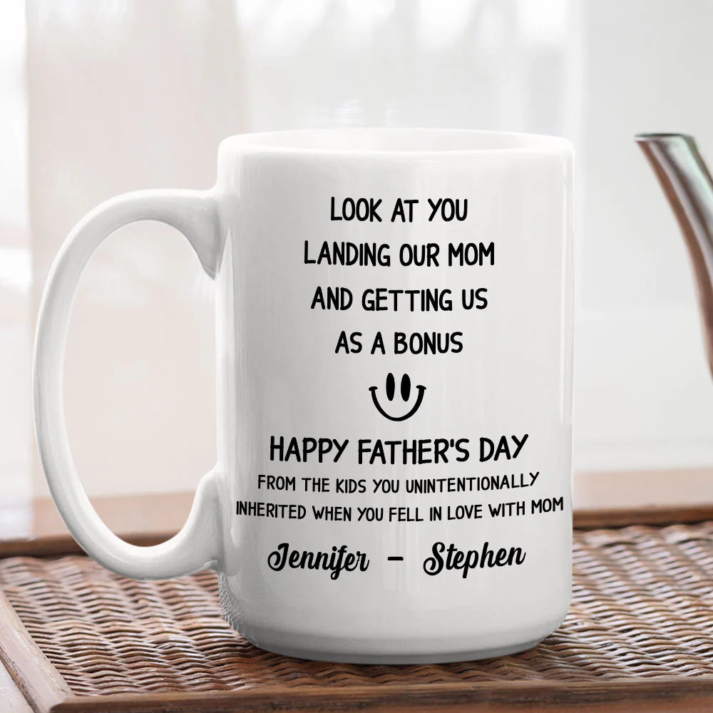 Look At You - Personalized Custom Coffee Mug - Image 4