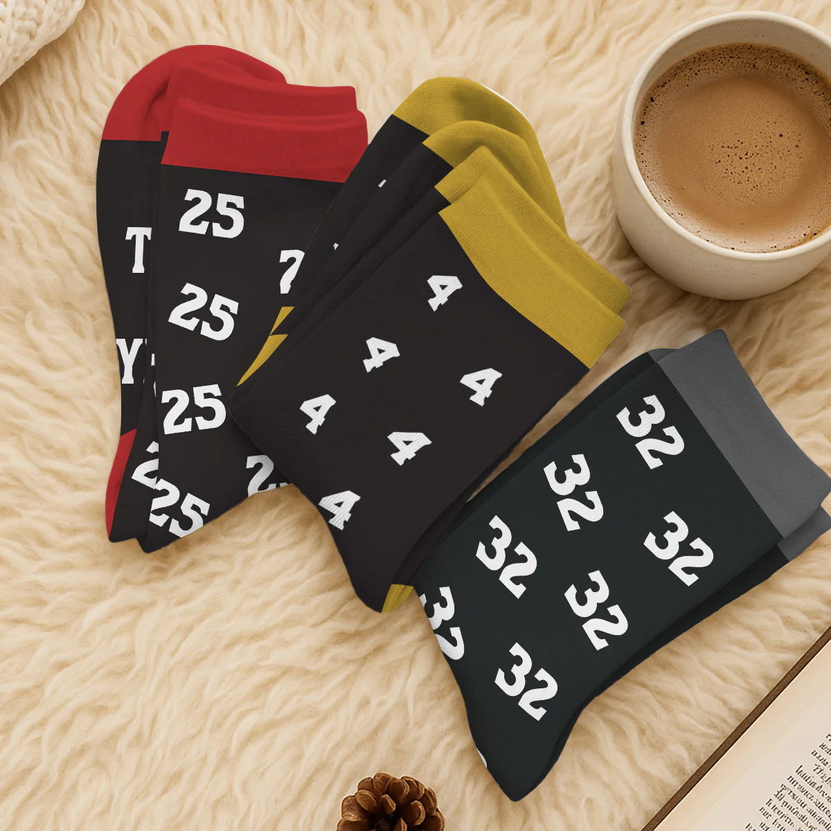Look This Good - Personalized Custom Crew Socks - Image 5