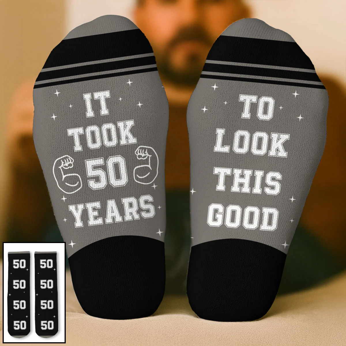 This Good Look  - Personalized Custom Crew Socks - Image 4