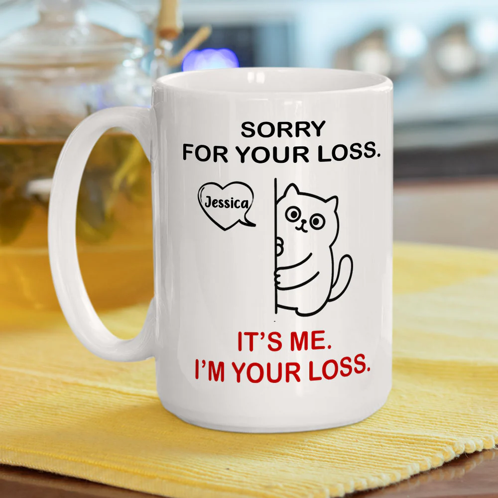 Look Who You Just Lost - Personalized Custom Coffee Mug - Image 4