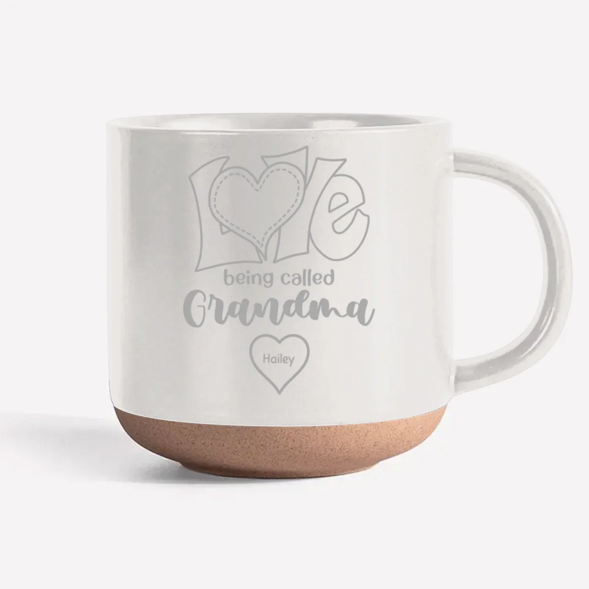 Love Being Called Grandma  - Personalized Custom Engraved Pottery Mug - Image 6