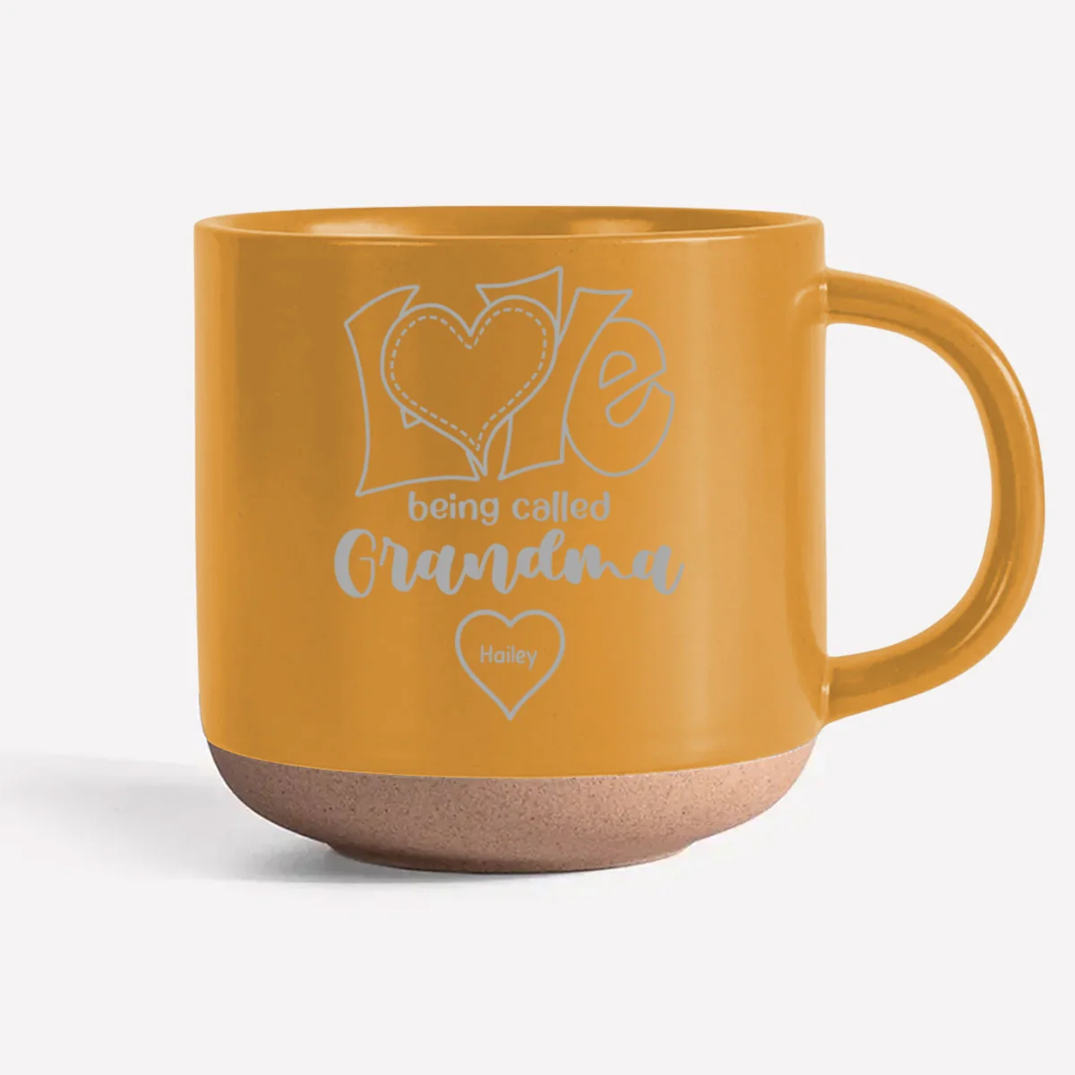 Love Being Called Grandma  - Personalized Custom Engraved Pottery Mug - Image 7