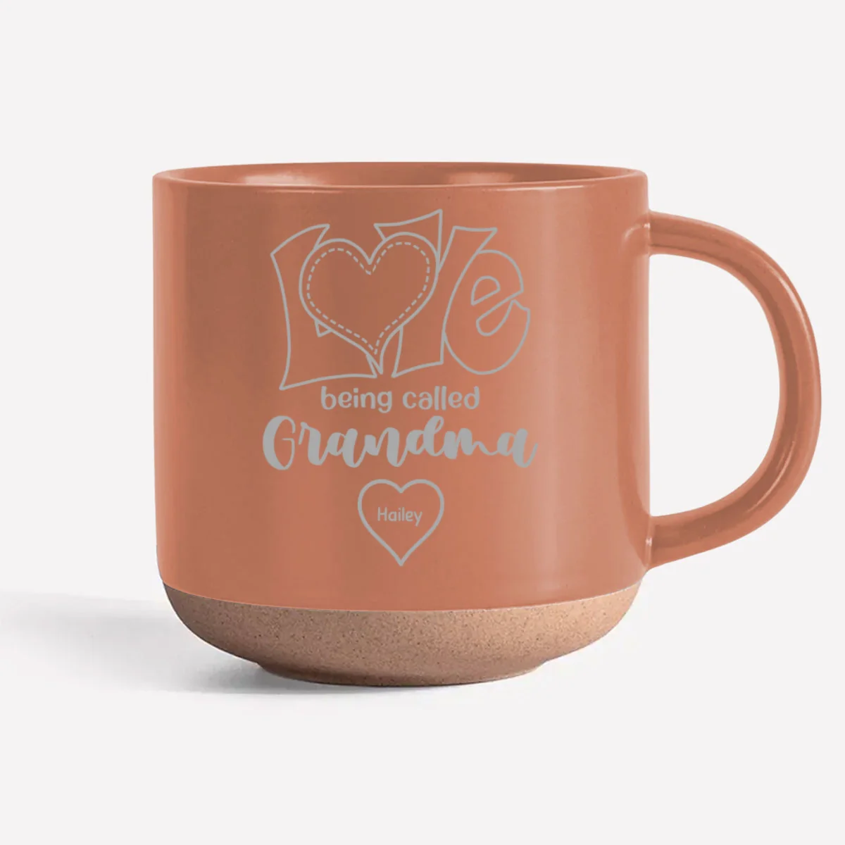 Love Being Called Grandma  - Personalized Custom Engraved Pottery Mug - Image 8