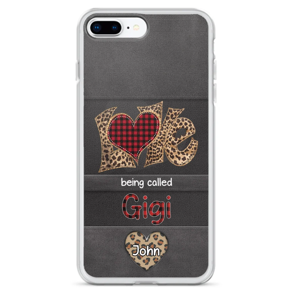 Love Being Called Grandma - Personalized Custom Phone Case - Image 5