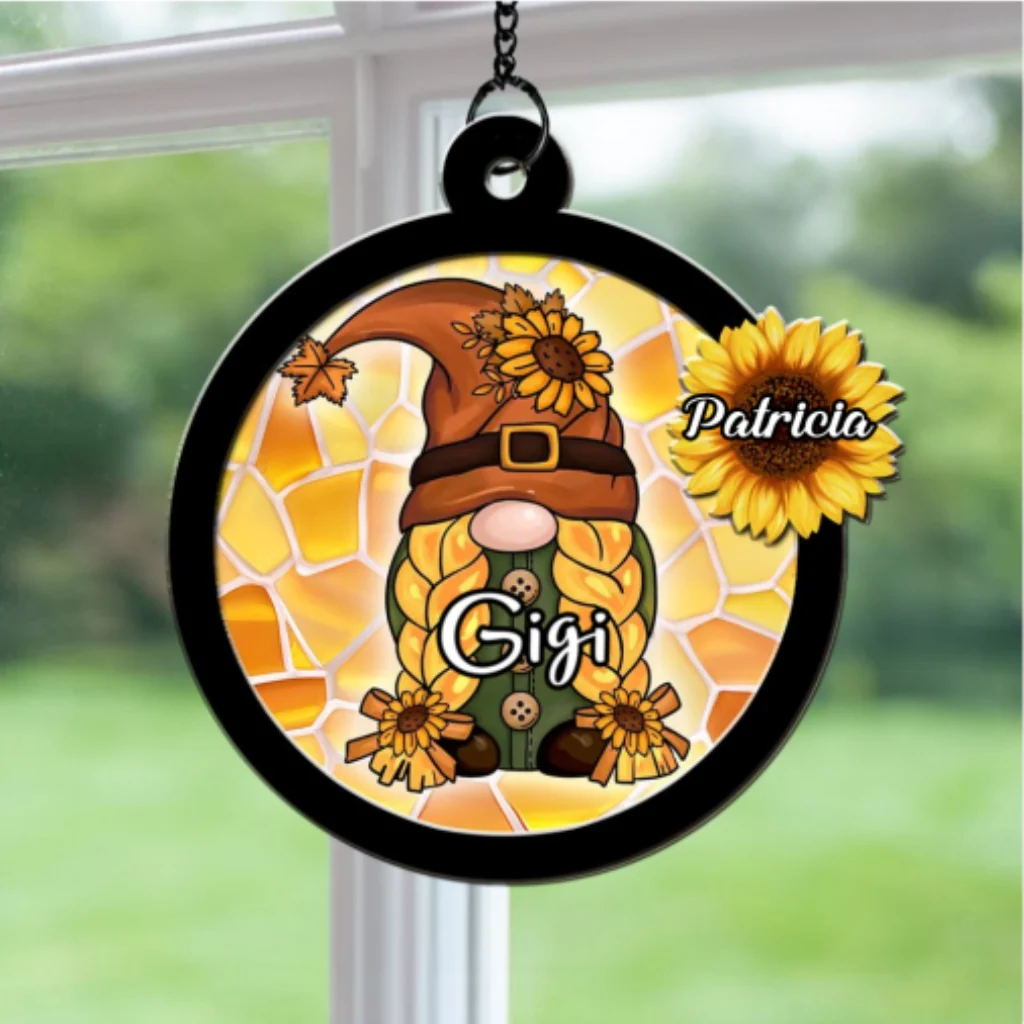 Love Being Called Grandma - Personalized Custom Suncatcher - Image 5