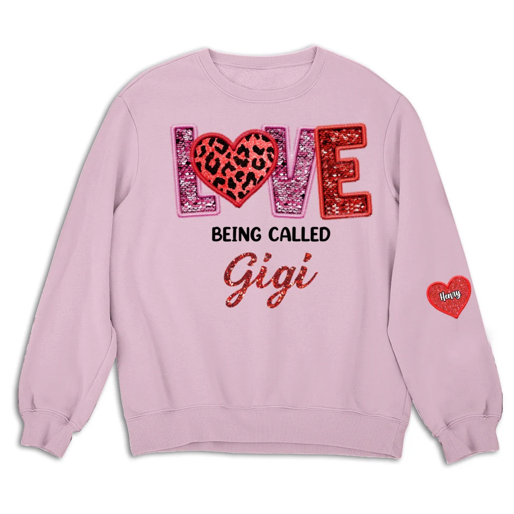 Love Being Called Grandma - Personalized Custom Sweatshirt - Image 9