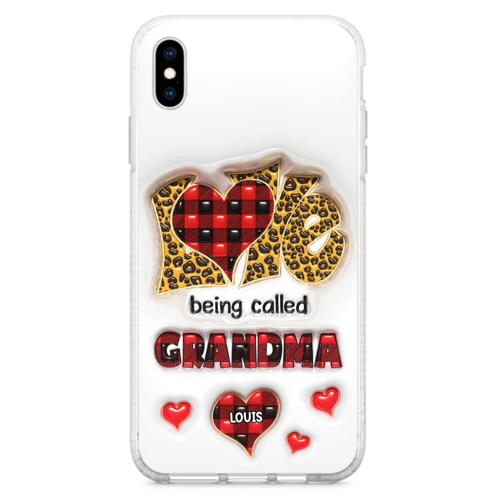 Love Being Called Nana - Personalized Custom 3D Inflated Effect Phone Case - Image 24