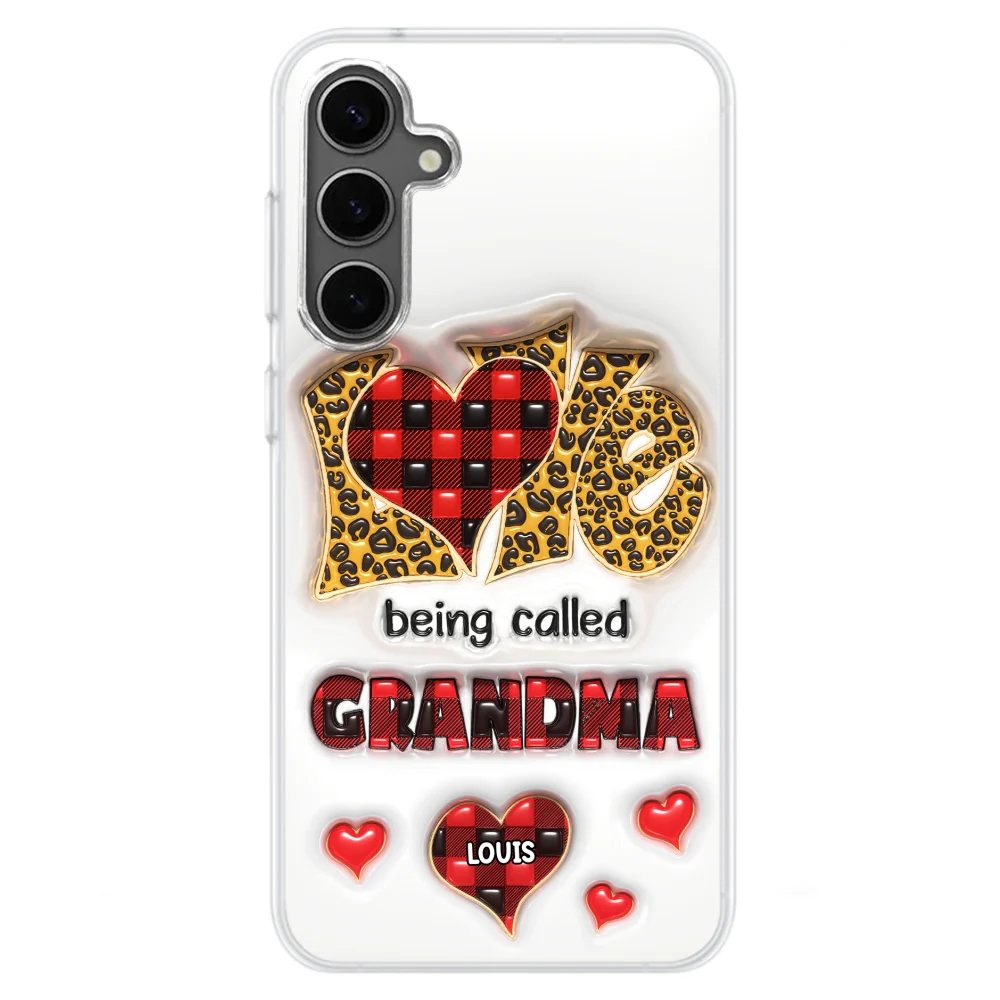 Love Being Called Nana - Personalized Custom 3D Inflated Effect Phone Case - Image 28