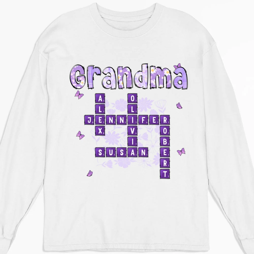 Love Being Gigi Crossword - Personalized Custom Shirt - Image 11