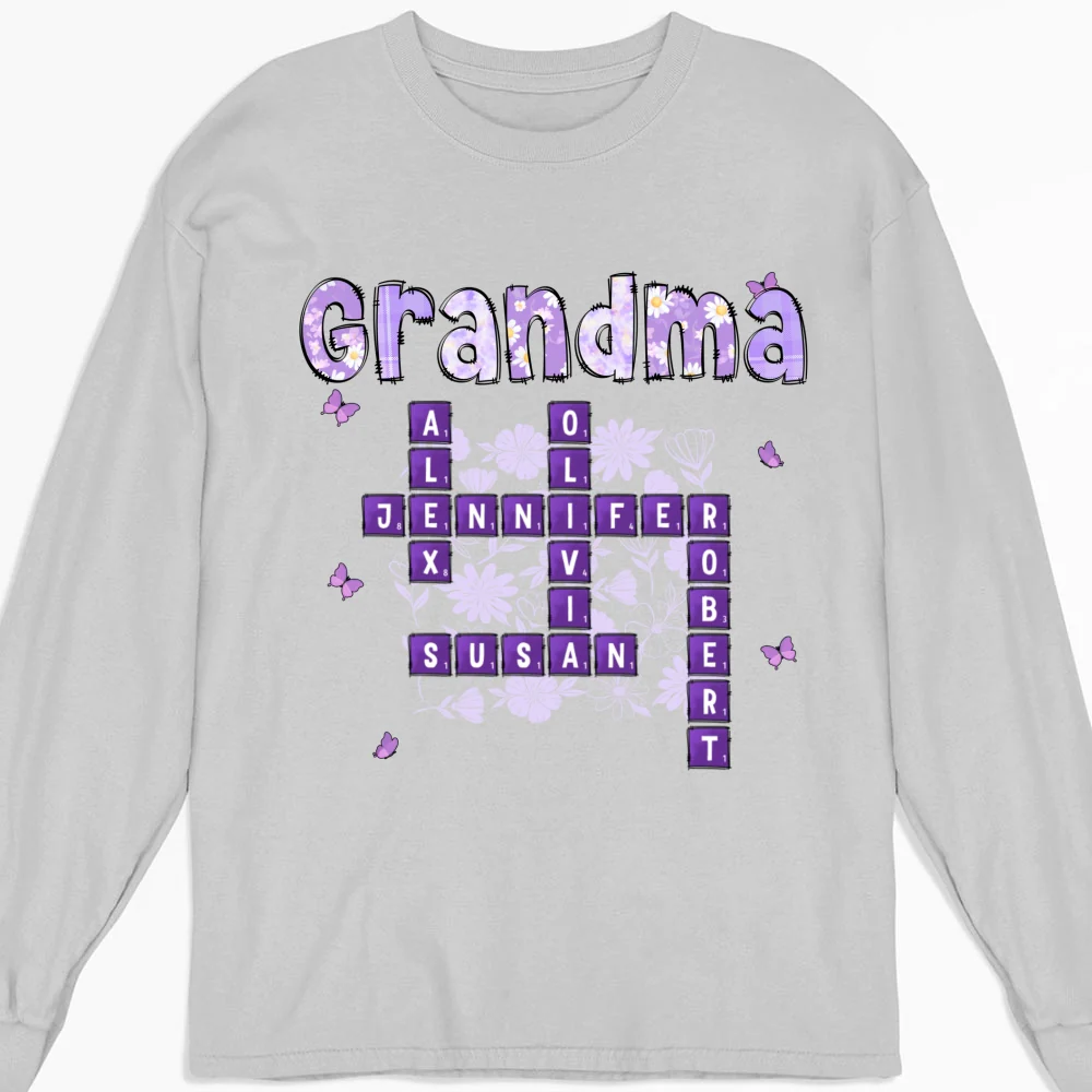 Love Being Gigi Crossword - Personalized Custom Shirt - Image 12