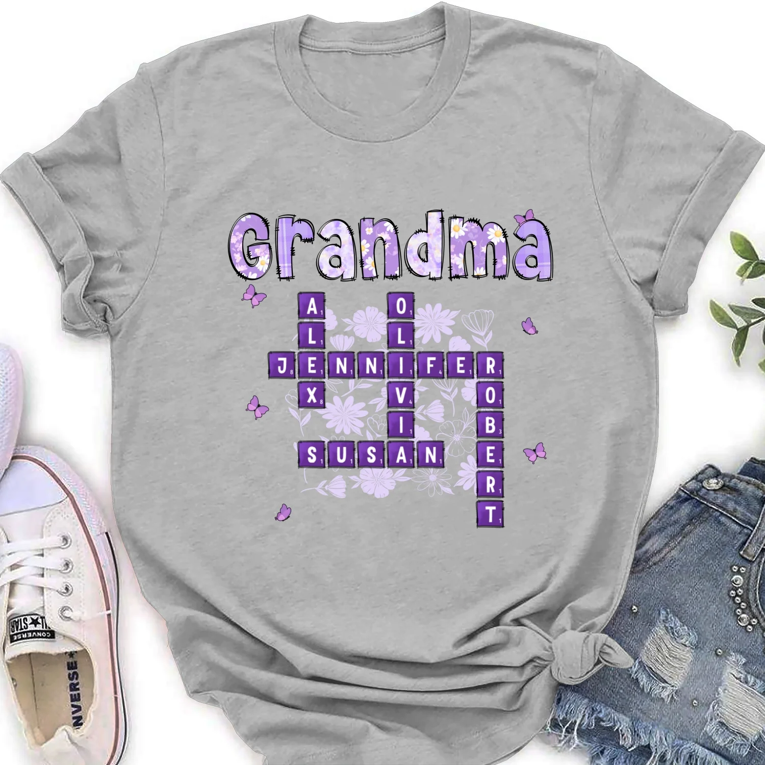 Love Being Gigi Crossword - Personalized Custom Shirt - Image 18