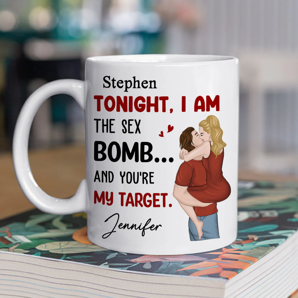 Love Bomb Ready To Detonate - Personalized Custom Coffee Mug - Image 2