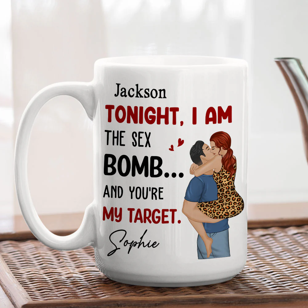 Love Bomb Ready To Detonate - Personalized Custom Coffee Mug - Image 6