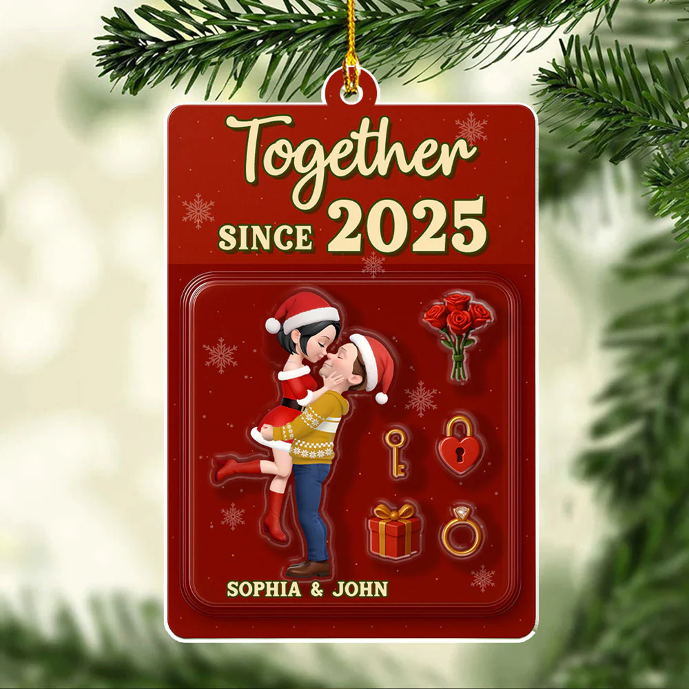 Love Box - Personalized Custom Acrylic Ornament - Image 2