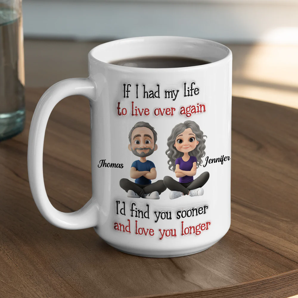 Love For You - Personalized Custom 3D Inflated Effect Mug - Image 5