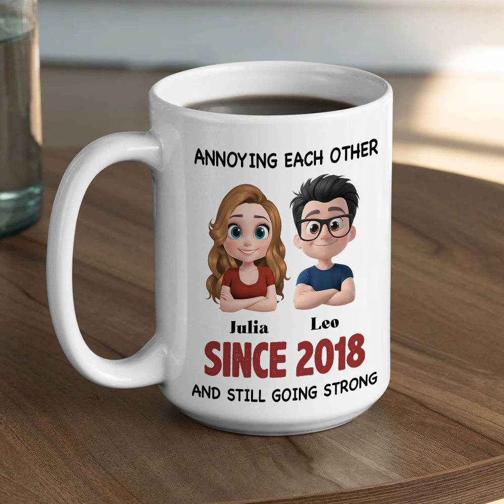 Love Forever - Personalized Custom Coffee Mug - Image 5