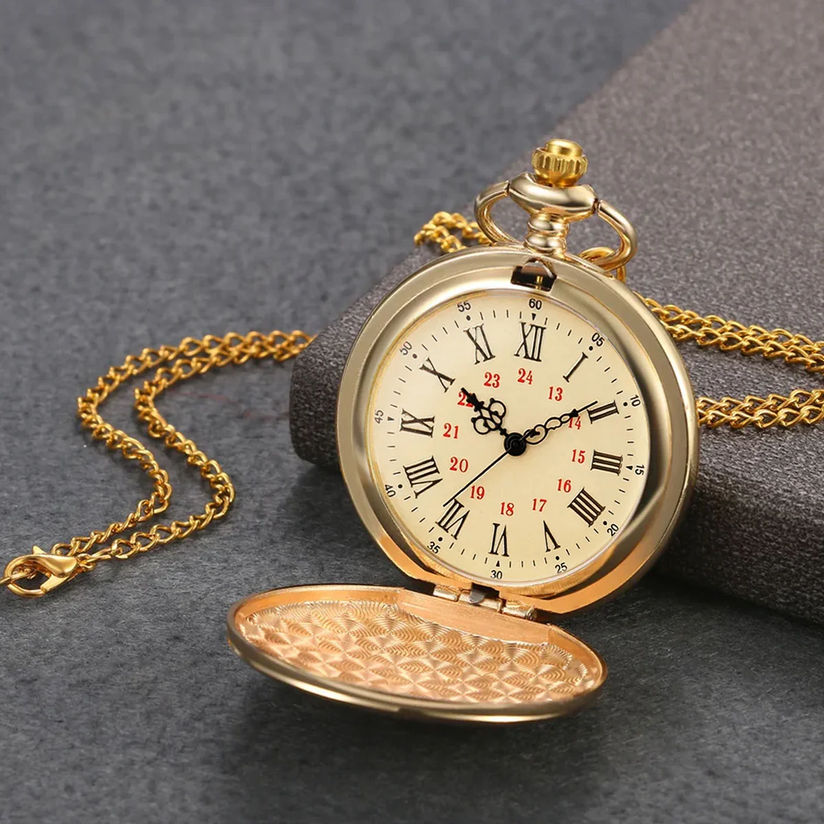 Love Forever - Personalized Custom Print Pocket Watch - Image 7
