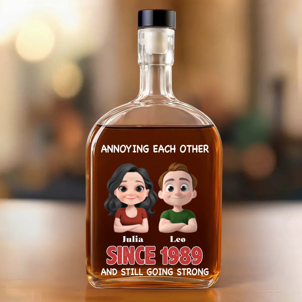 Love Forever - Personalized Custom Spirits Decanter - Image 7