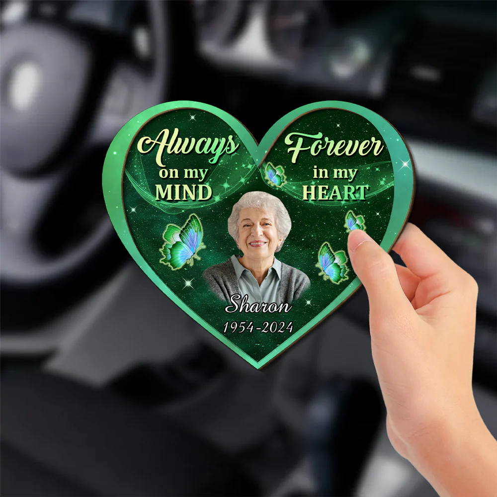 Love From Heaven - Personalized Custom Car Visor Clip - Image 3