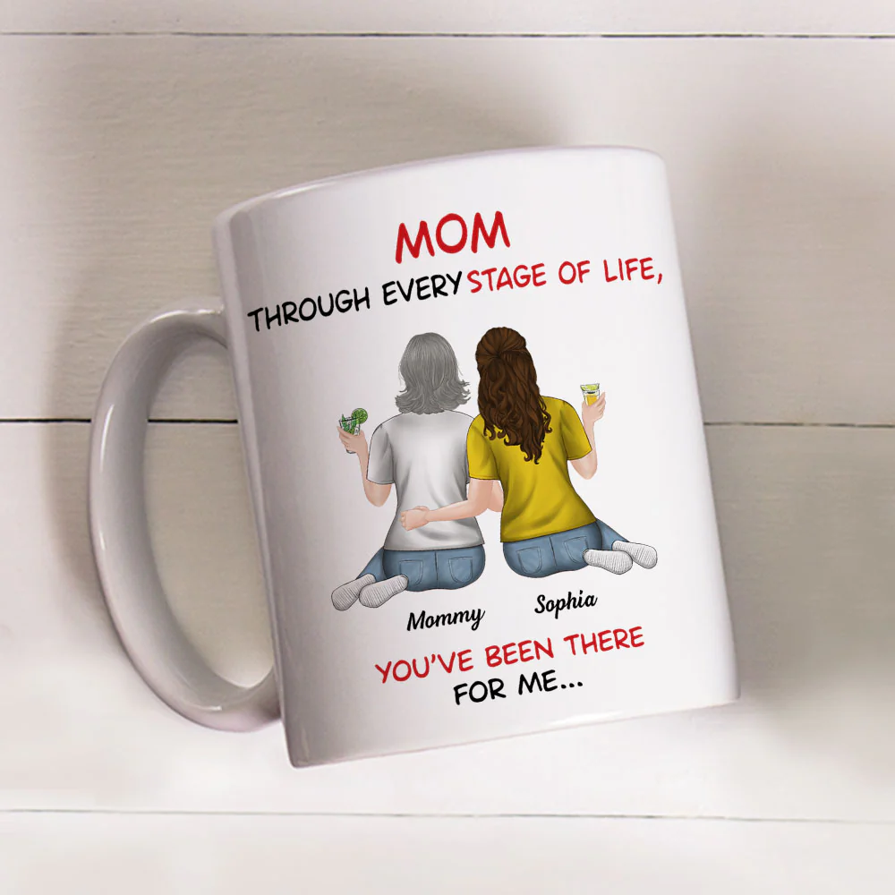 Love Gows Because Of You - Personalized Custom Coffee Mug - Image 2