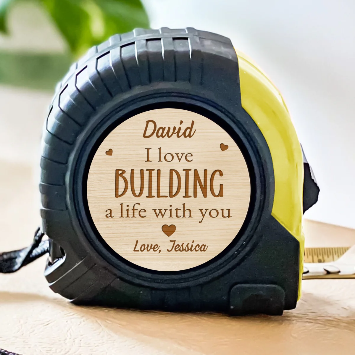 Love Grows Through Shared Moments - Personalized Custom Tape Measure - Image 6