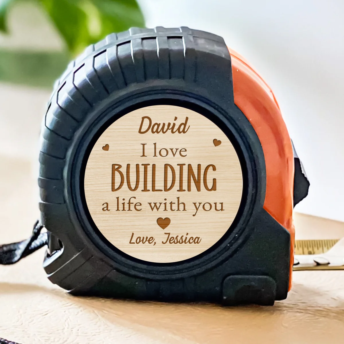 Love Grows Through Shared Moments - Personalized Custom Tape Measure - Image 7