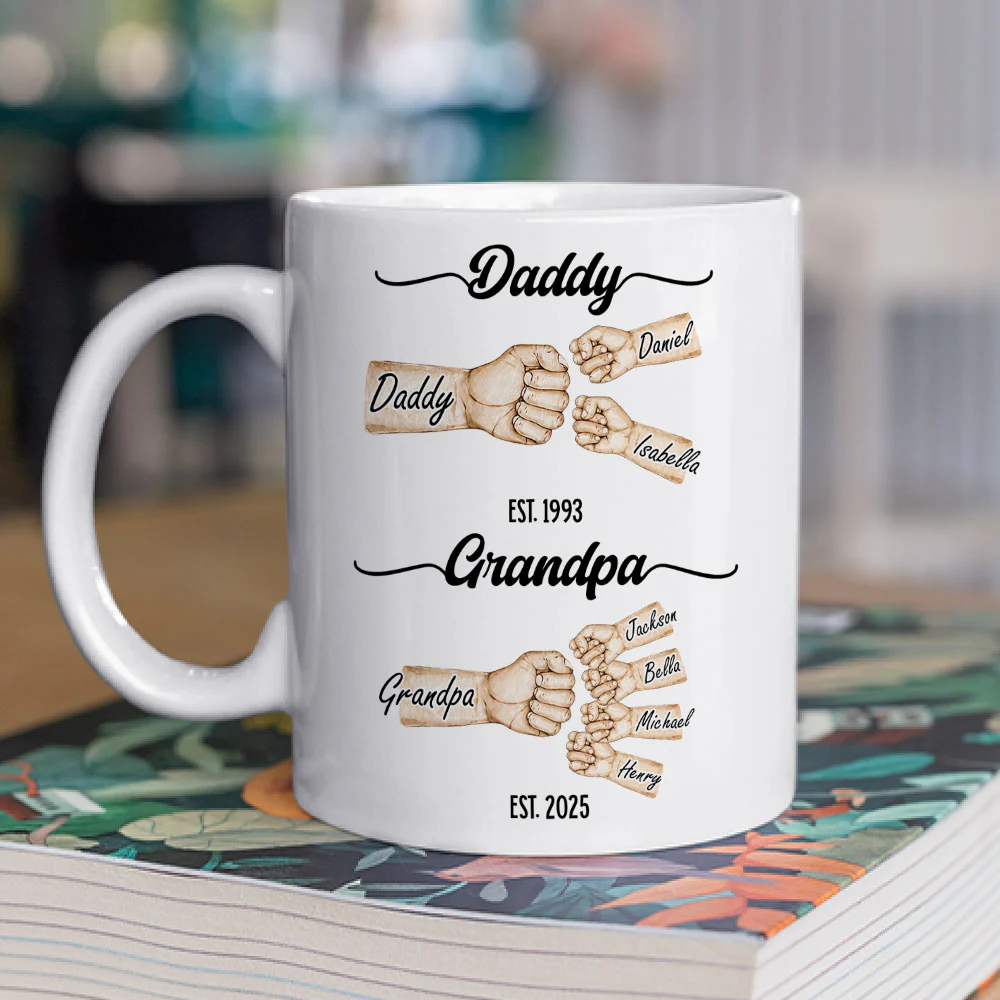 Love Grows With Every Year - Personalized Custom Coffee Mug - Image 2