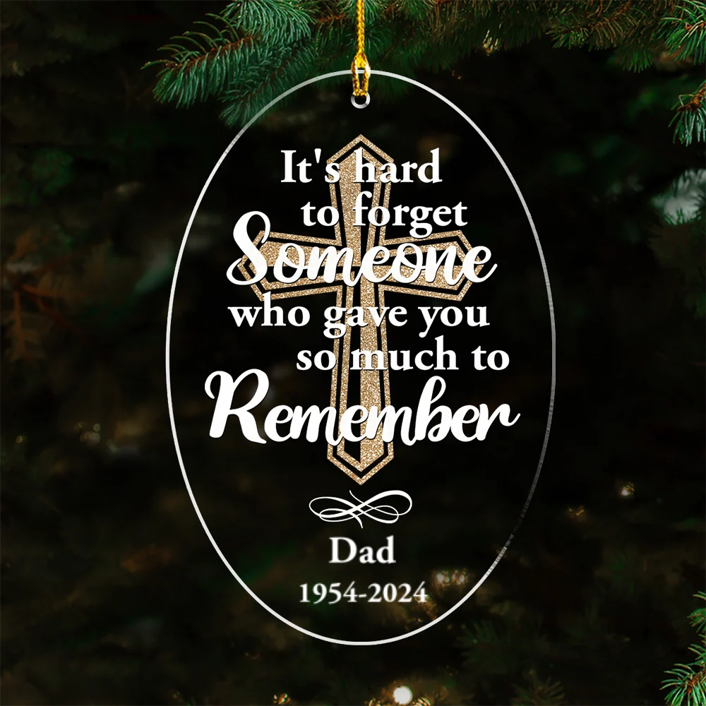 Love In Heaven - Personalized Custom Acrylic Ornament - Image 6