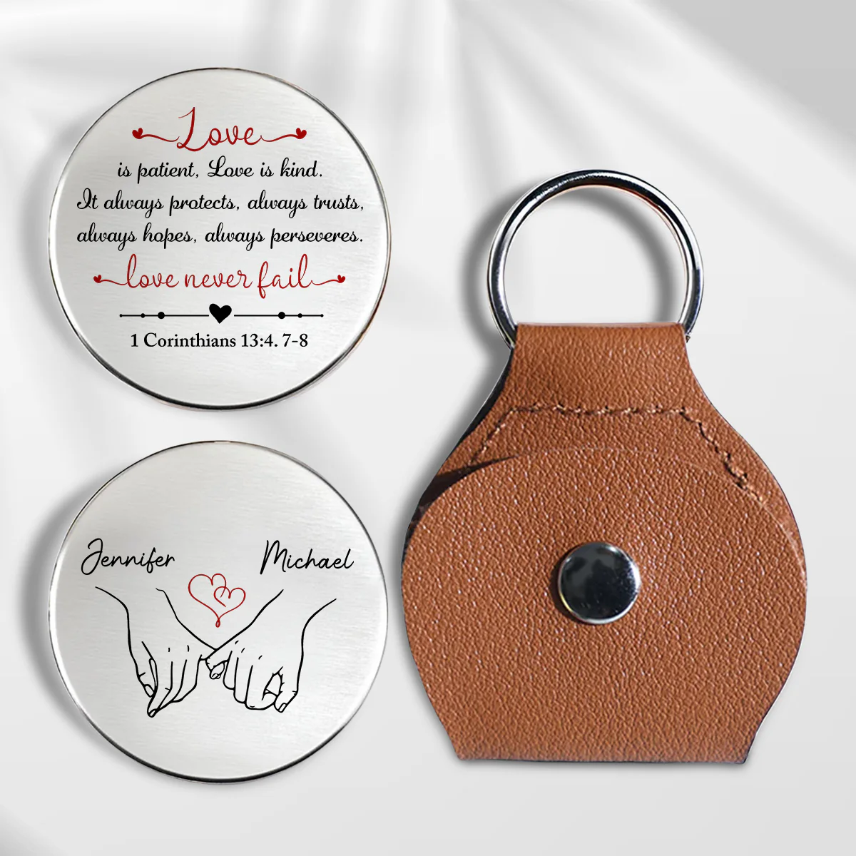 Love Is Patient - Personalized Custom Pocket Hug