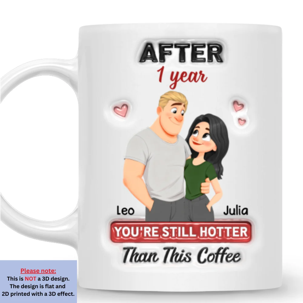 Love Is You - Personalized Custom 3D Inflated Effect Mug - Image 6