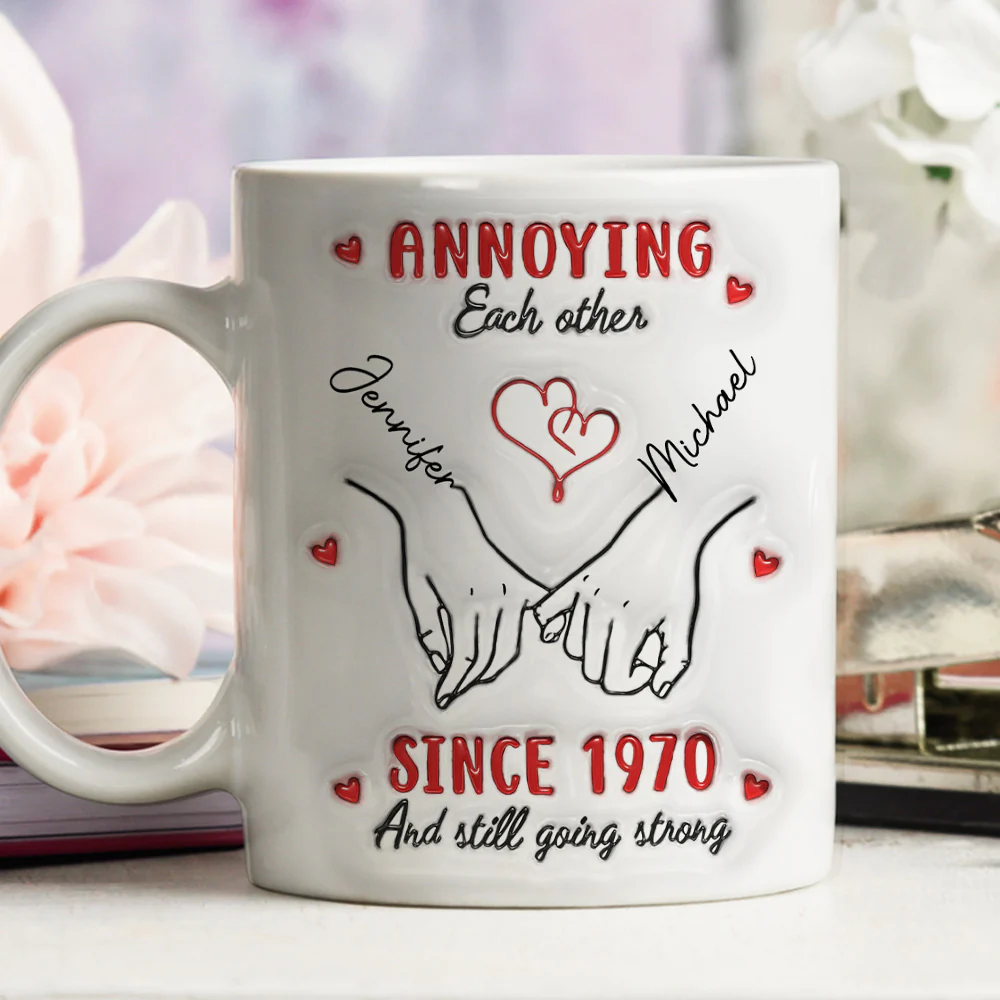 Love Is You - Personalized Custom 3D Inflated Effect Mug - Image 4