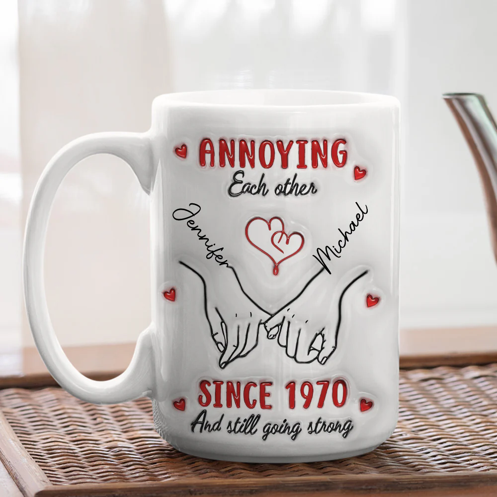 Love Is You - Personalized Custom 3D Inflated Effect Mug - Image 5