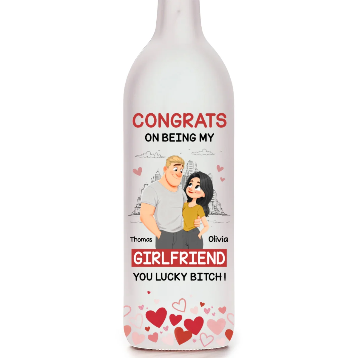 Love Is You - Personalized Custom Bottle Lamp - Image 7