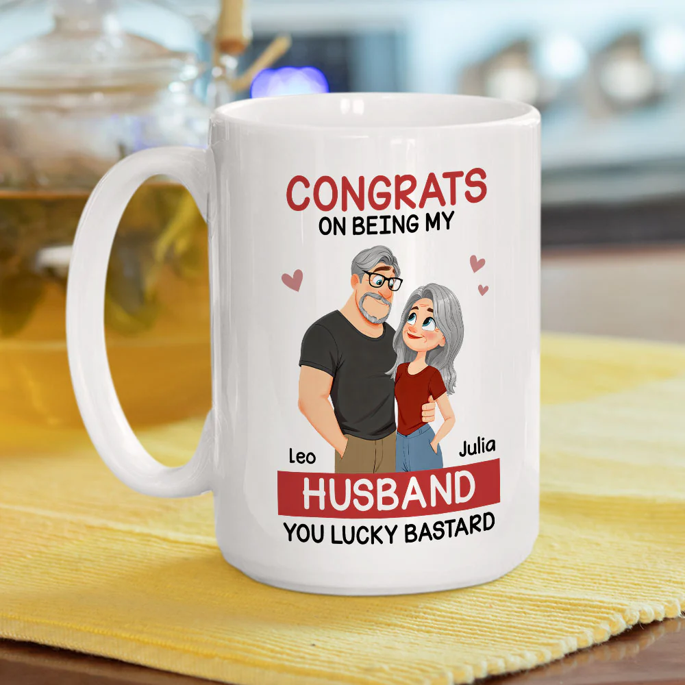 Love Is You - Personalized Custom Coffee Mug - Image 3