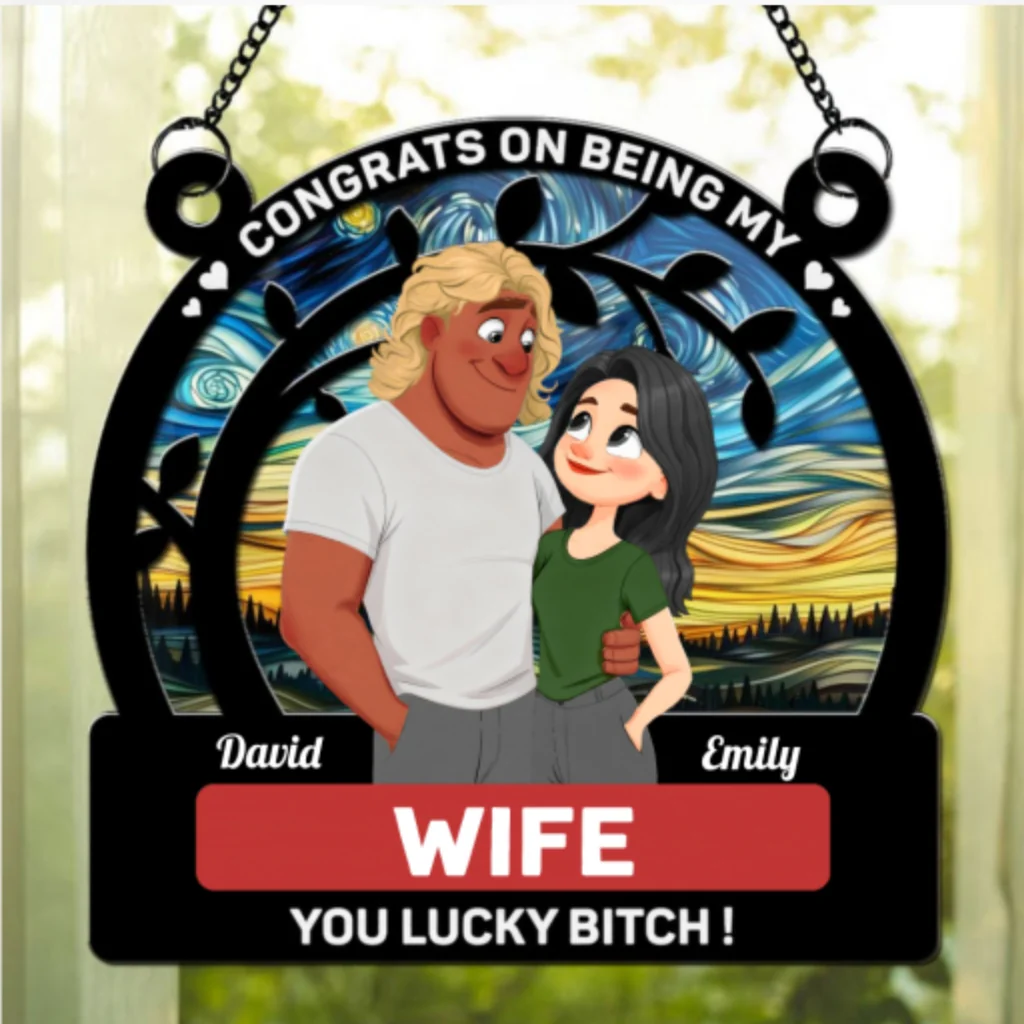Love Is You - Personalized Custom Suncatcher - Image 6