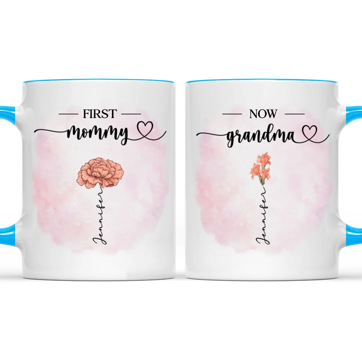 Love Mommy - Personalized Custom Accent Mug - Image 7