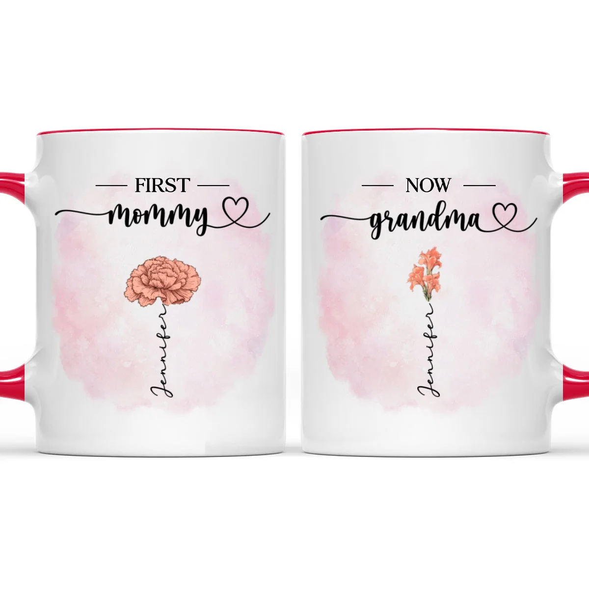 Love Mommy - Personalized Custom Accent Mug - Image 9