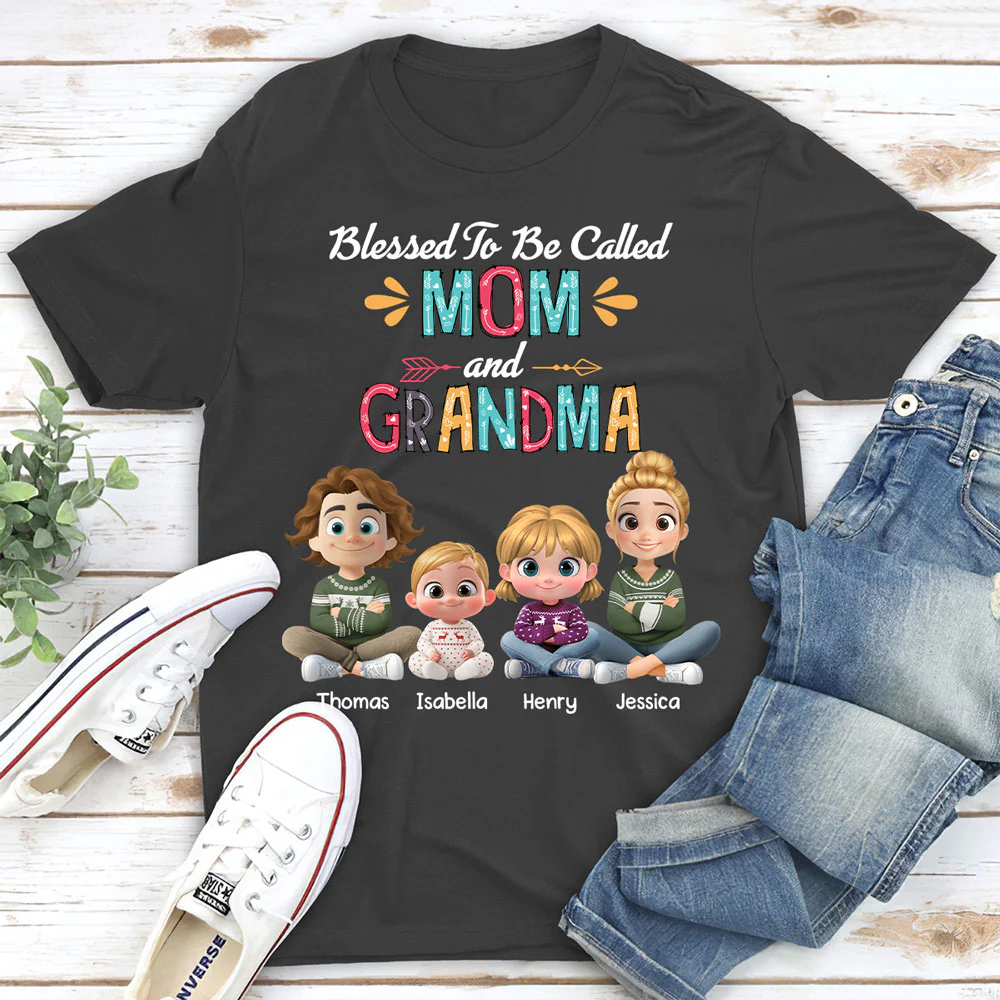 Love Multiplies With Every Generation - Personalized Custom Shirt - Image 2