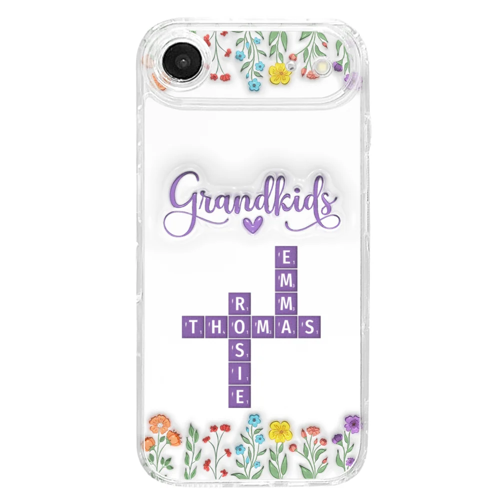 Love My Grandkids Crossword - Personalized Custom 3D Inflated Effect Phone Case - Image 26