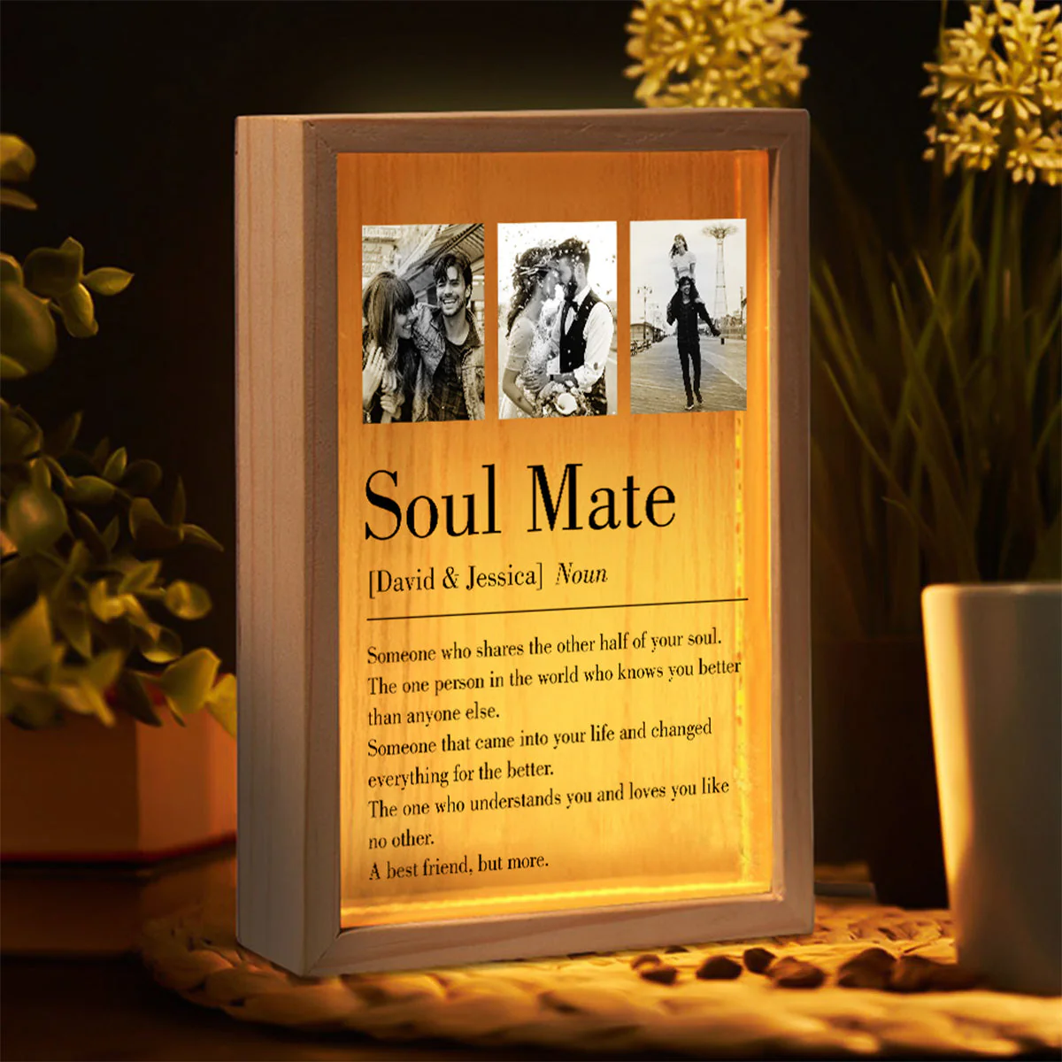 Love That Changes Your World - Personalized Frame Light Box - Image 2
