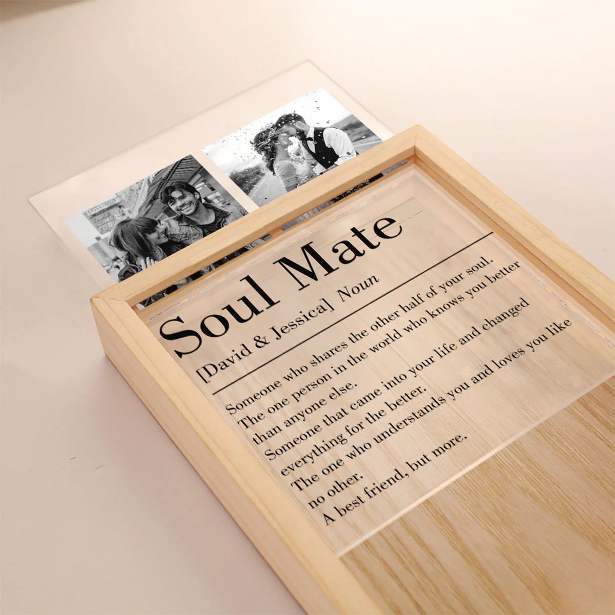 Love That Changes Your World - Personalized Frame Light Box - Image 3