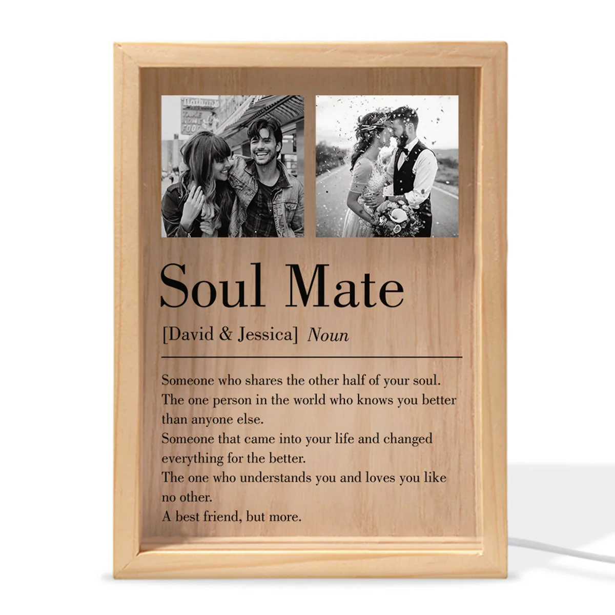 Love That Changes Your World - Personalized Frame Light Box - Image 5