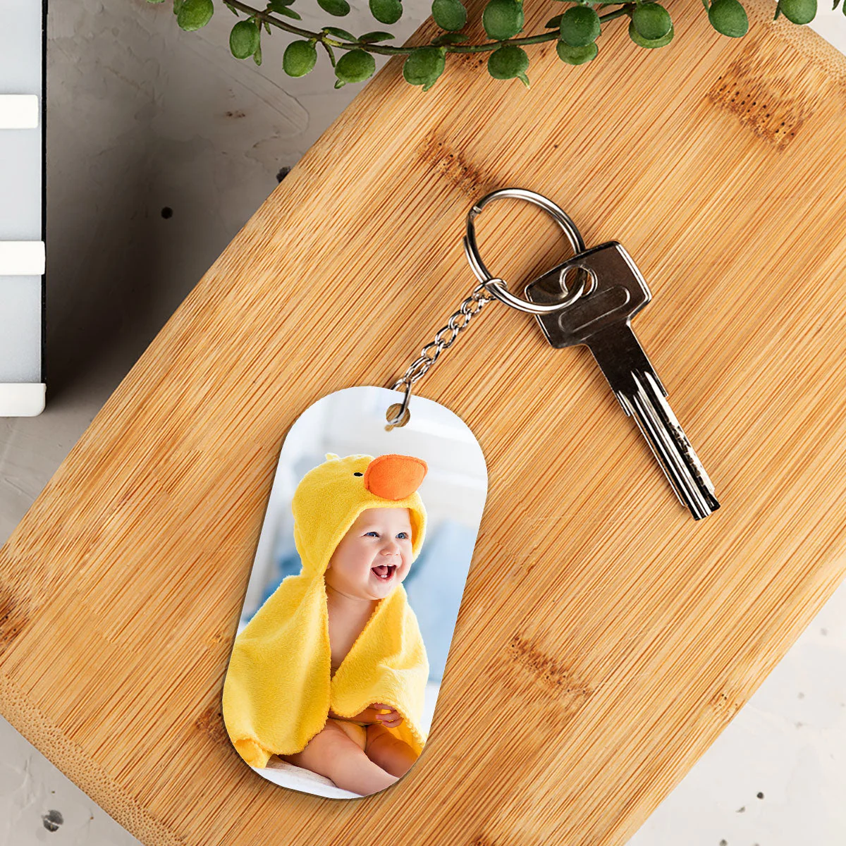 Love You Daddy - Personalized Custom 2 Sides Acrylic Keychain - Image 5