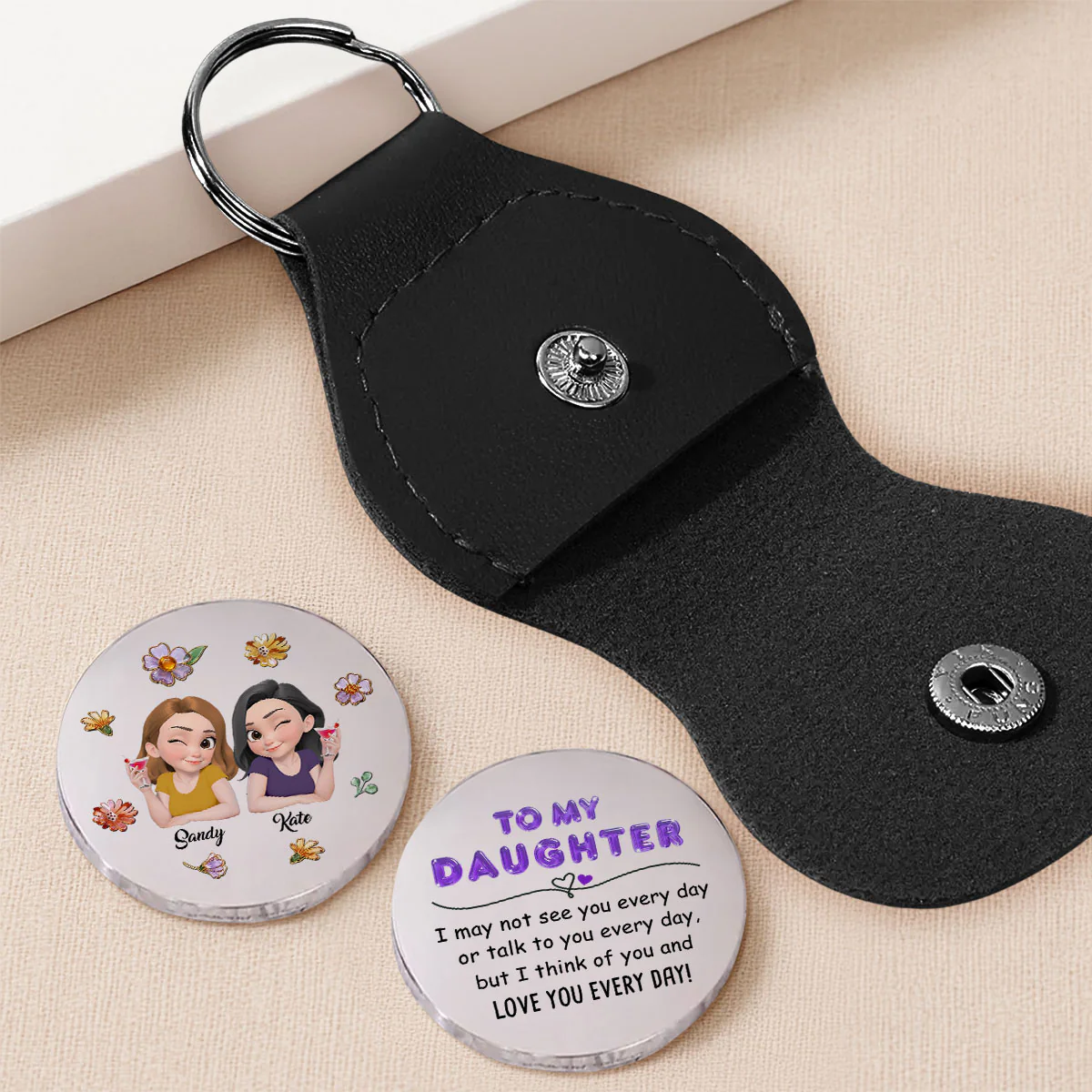 Love You Every Day - Personalized Custom Pocket Hug - Image 2