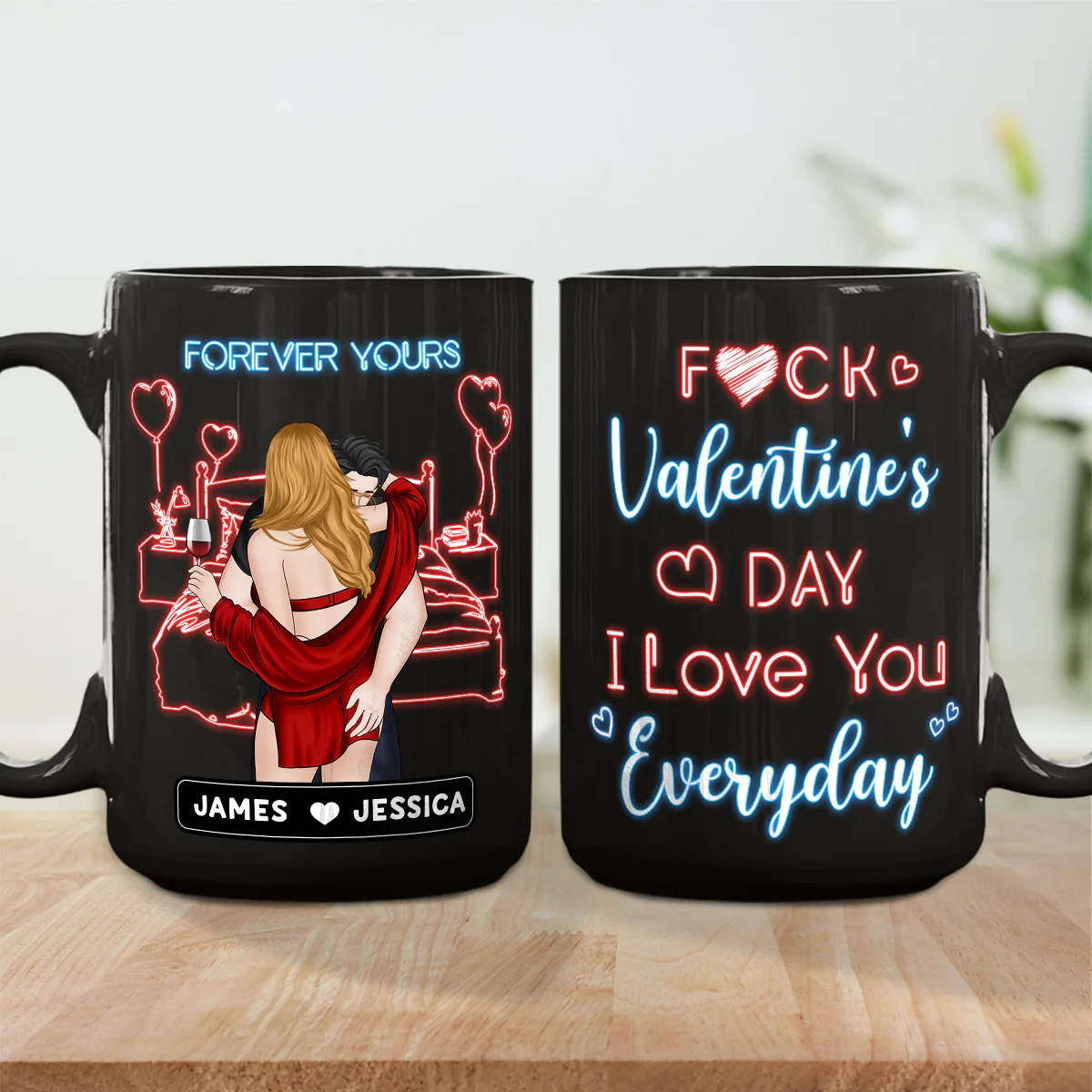 Love You Everyday -  Personalized Custom Coffee Mug - Image 5