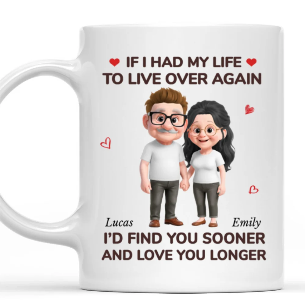 Love You For Life - Personalized Custom Coffee Mug - Image 8